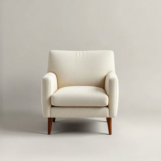 Fauteuil d’appoint en tissu bouclé